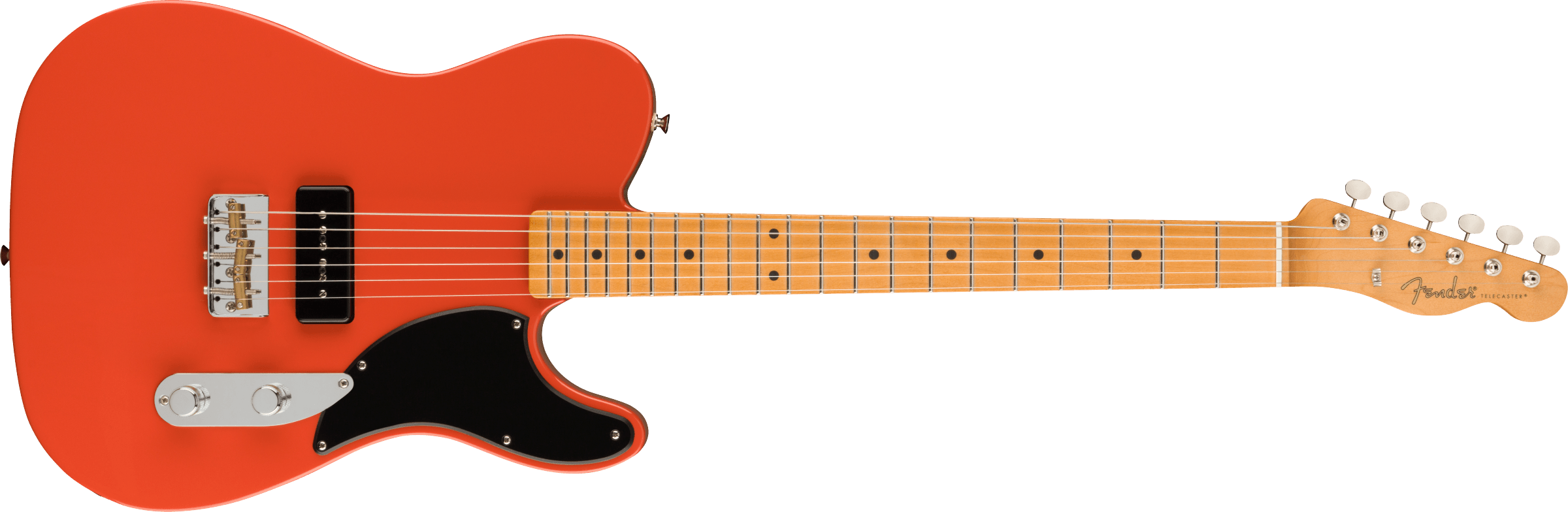 Fender Noventa Telecaster Maple Fingerboard Fiesta Red F-0140912340