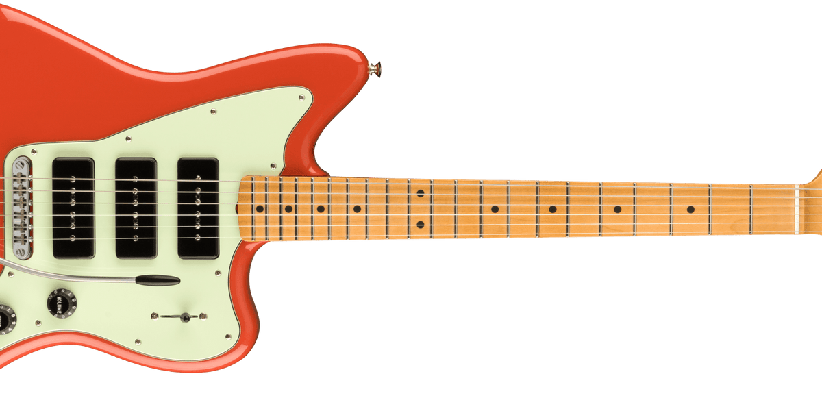 Fender Noventa Jazzmaster Maple Fingerboard Fiesta Red F Fender Noventa Jazzmaster Maple Fingerboard Fiesta Red F