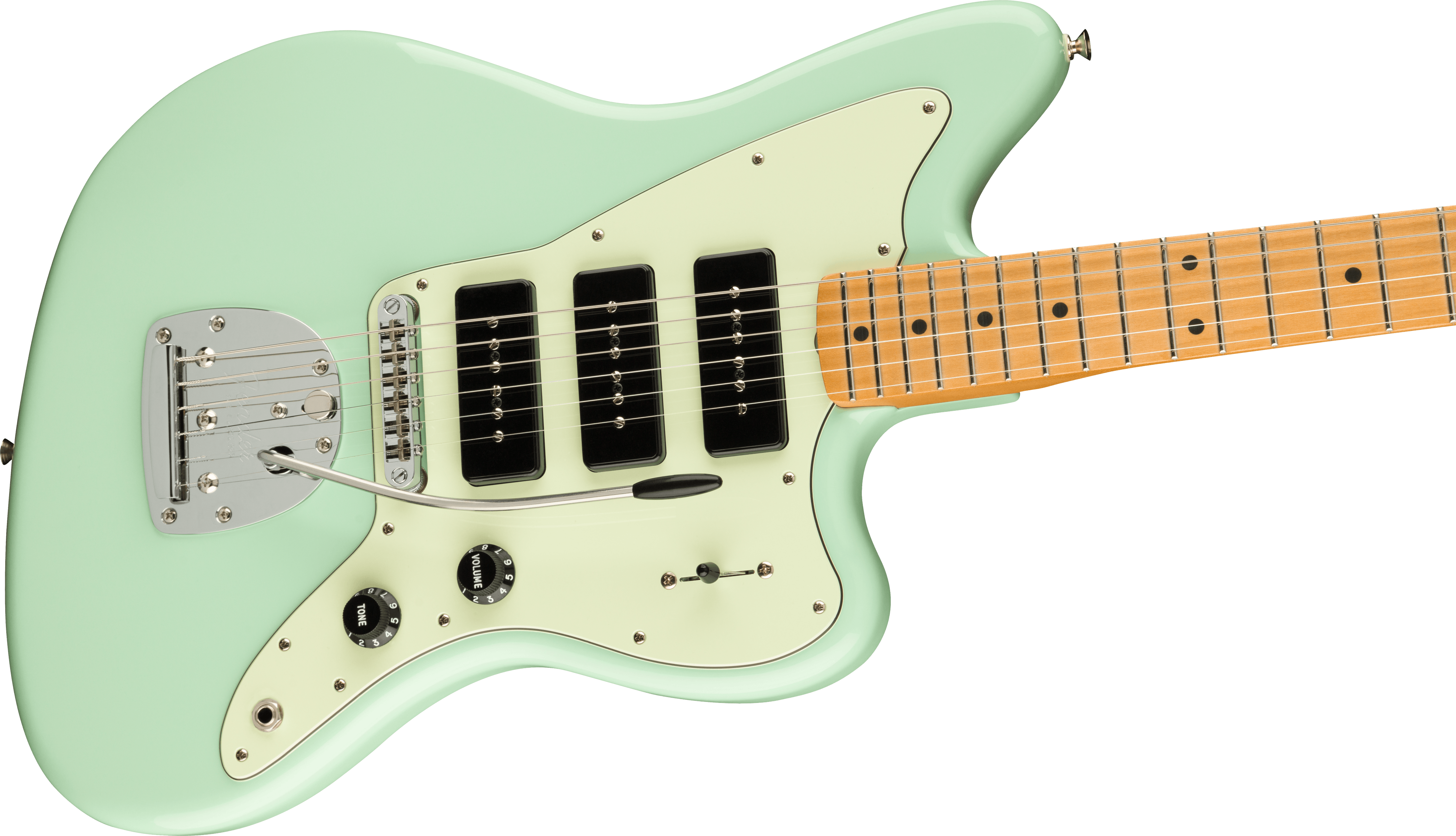 Fender Noventa Jazzmaster Maple Fingerboard Surf Green F-0140932357