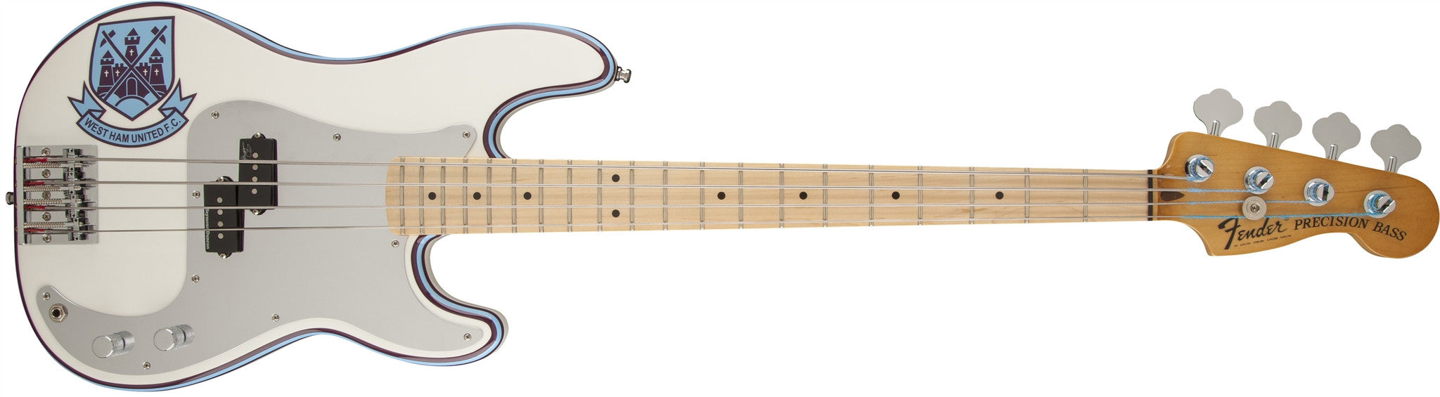 Fender Steve Harris Precision Bass®, Maple Fingerboard, Olympic White 0141032305 - L.A. Music - Canada's Favourite Music Store!