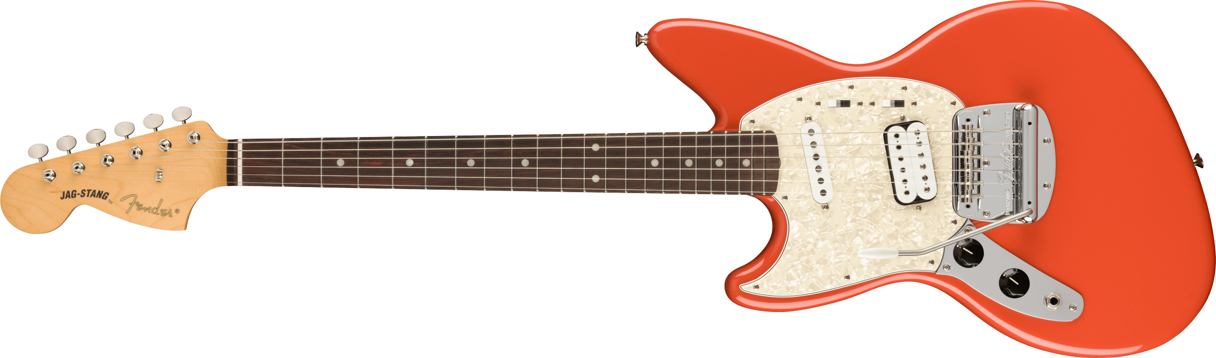Fender Kurt Cobain Jag-Stang Left Hand Rosewood Fingerboard Fiesta Red F-0141050340