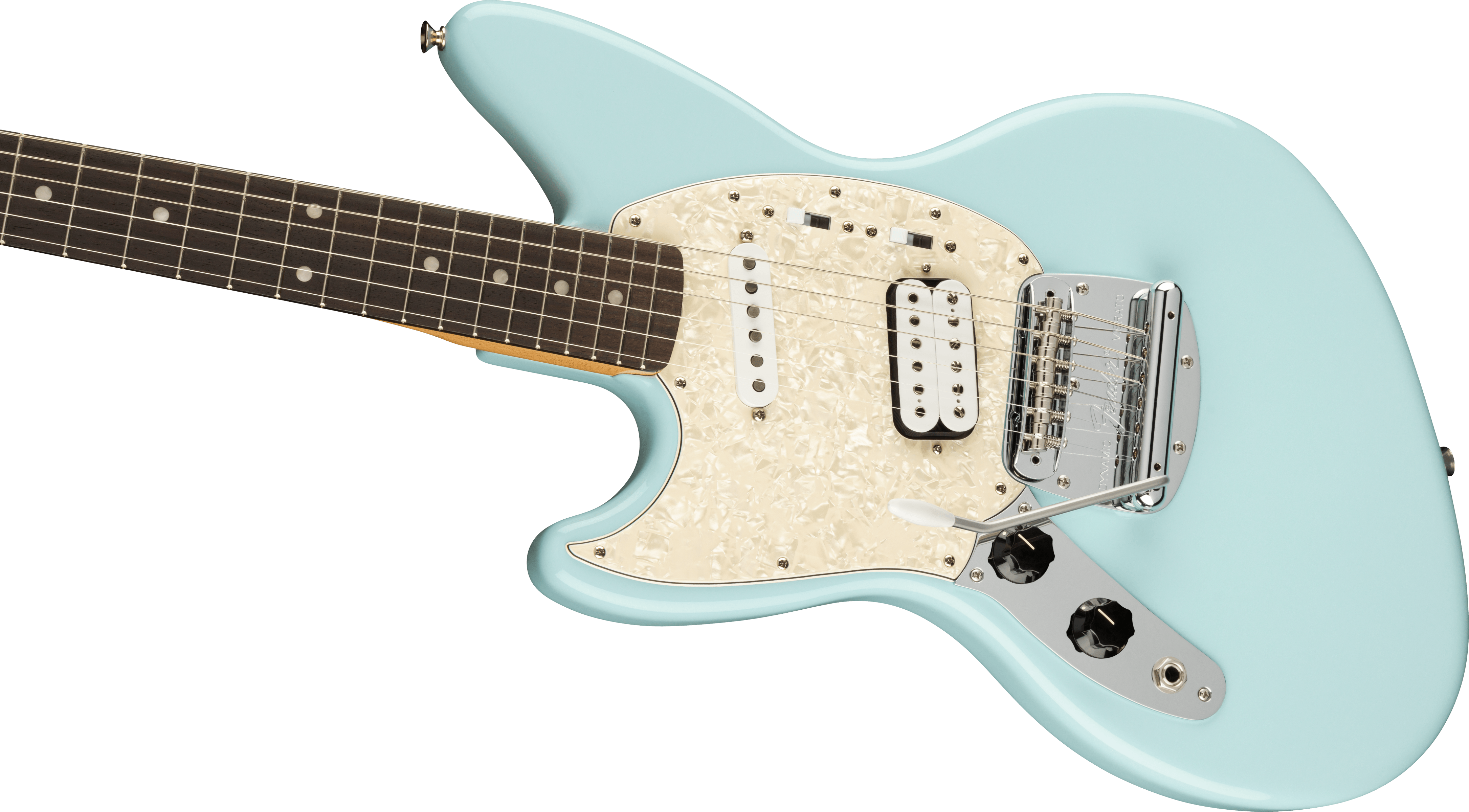 Fender Kurt Cobain Jag-Stang Left Hand Rosewood Fingerboard, Sonic Fender Kurt Cobain Jag-Stang Left Hand Rosewood Fingerboard, Sonic