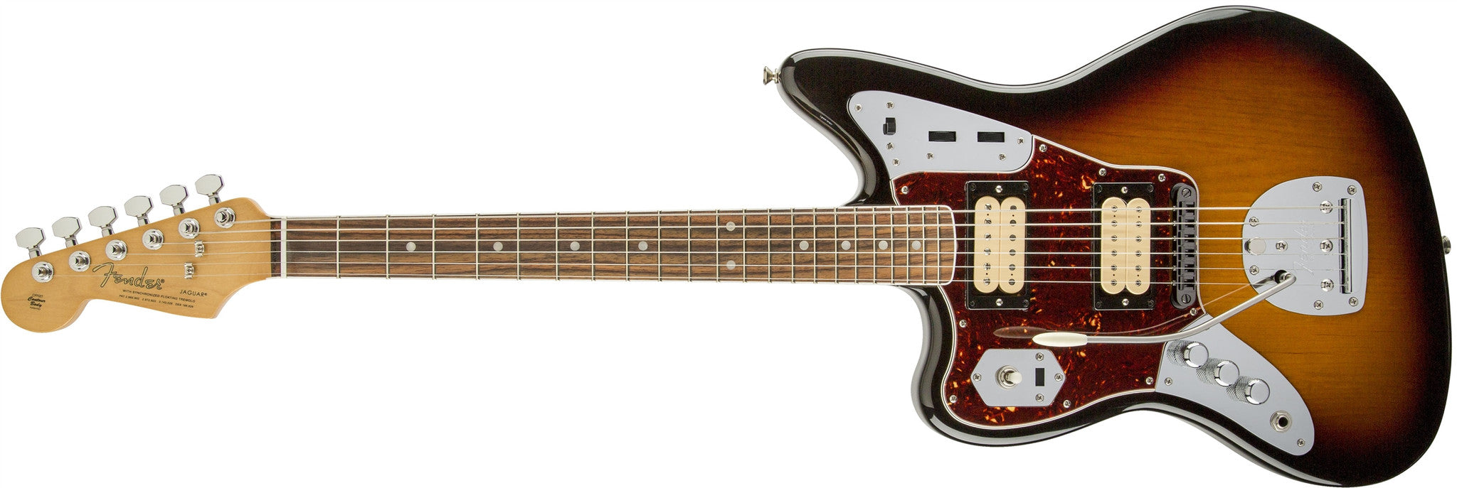 Fender Kurt Cobain Jaguar Left Handed Rosewood Fingerboard, 3-Color Su