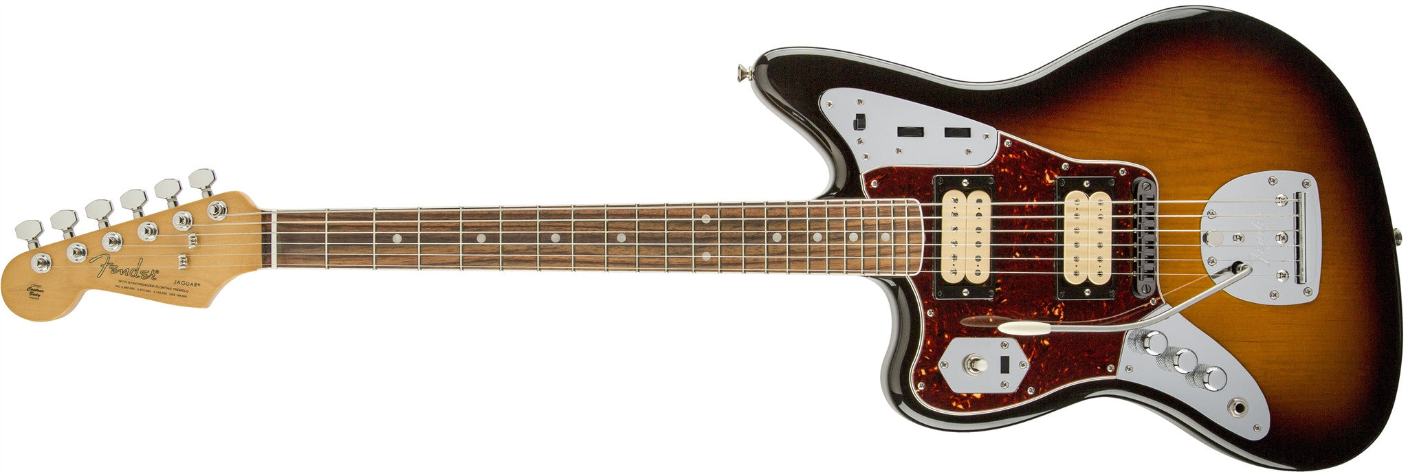 Fender Kurt Cobain Jaguar® Left-Handed, Rosewood Fingerboard, 3-Color Sunburst 0143021700 - L.A. Music - Canada's Favourite Music Store!