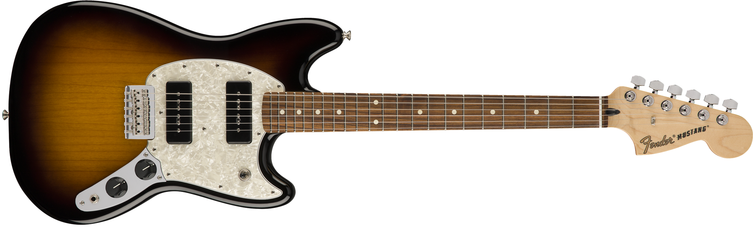 Fender Mustang 90 Pau Ferro Fingerboard 2-Color Sunburst
