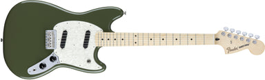 Fender Offset Series Mustang Electric Guitar - Olive, Maple Fingerboard 0144042598 - L.A. Music - Canada's Favourite Music Store!
