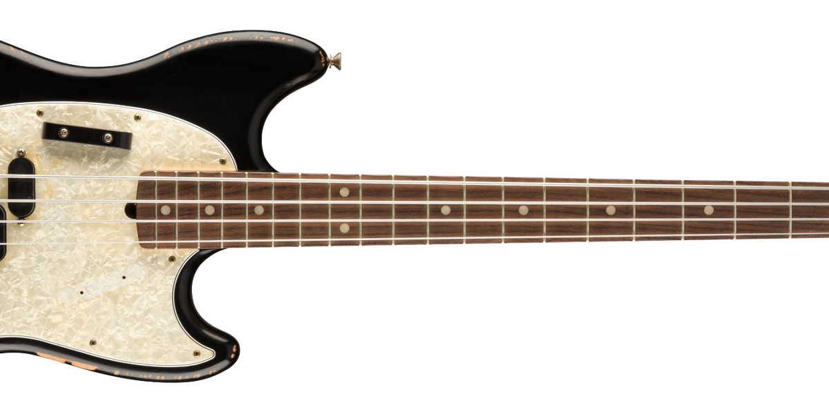 Fender JMJ Road Worn Mustang Bass Black F-0144060306 — L.A.