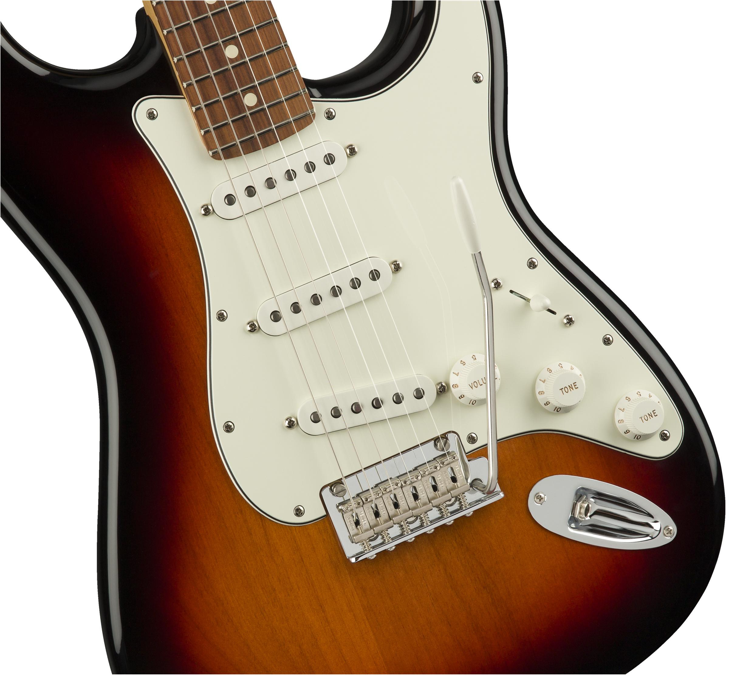 Fender Player Stratocaster, Pau Ferro Fingerboard, 3-Color Sunburst 0144503500