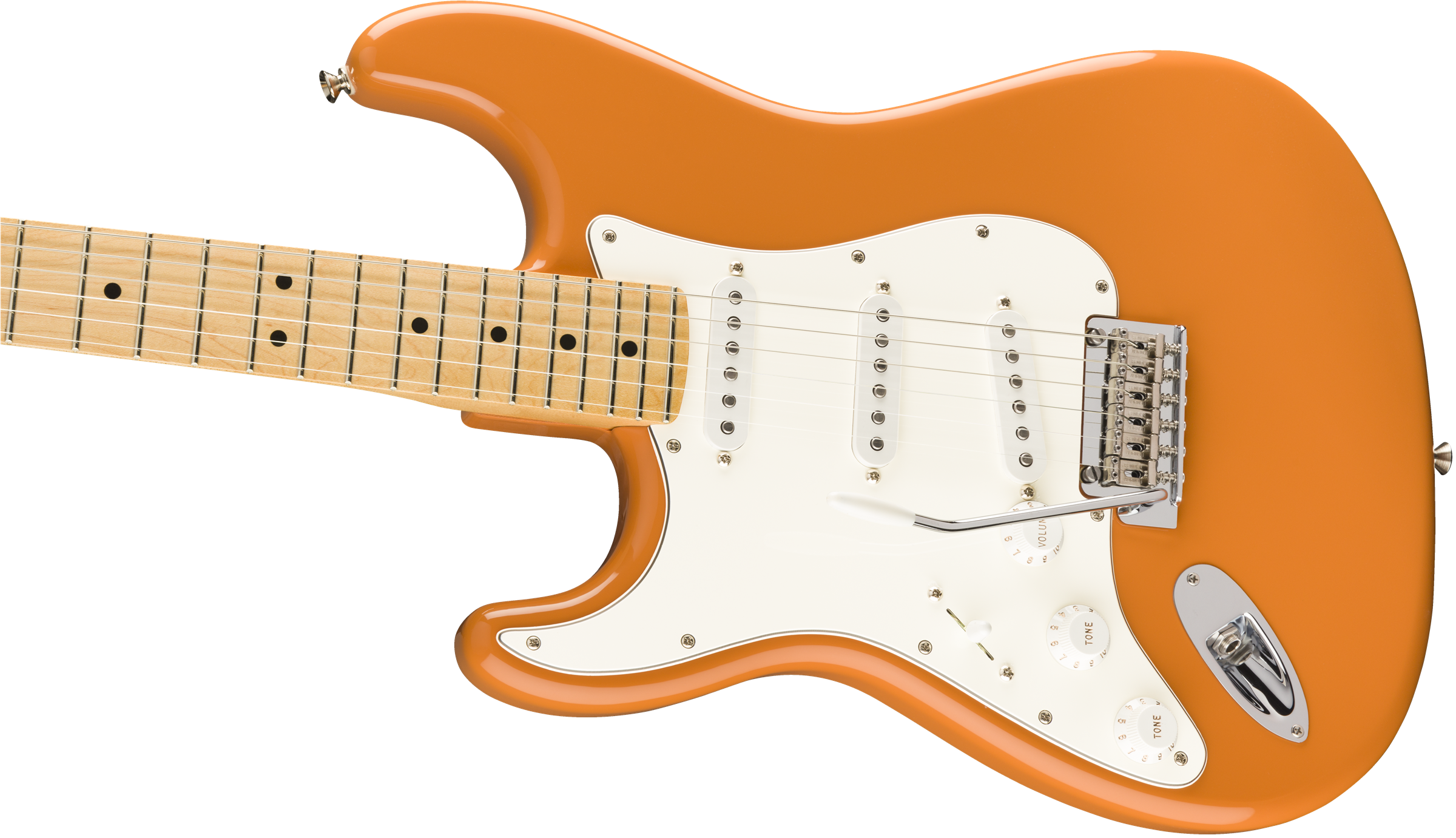 Fender Player Stratocaster Left Handed Maple Fingerboard Capri Orange F-0144512582
