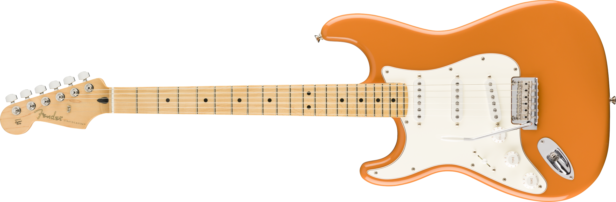Fender Player Stratocaster Left Handed Maple Fingerboard Capri Orange F-0144512582