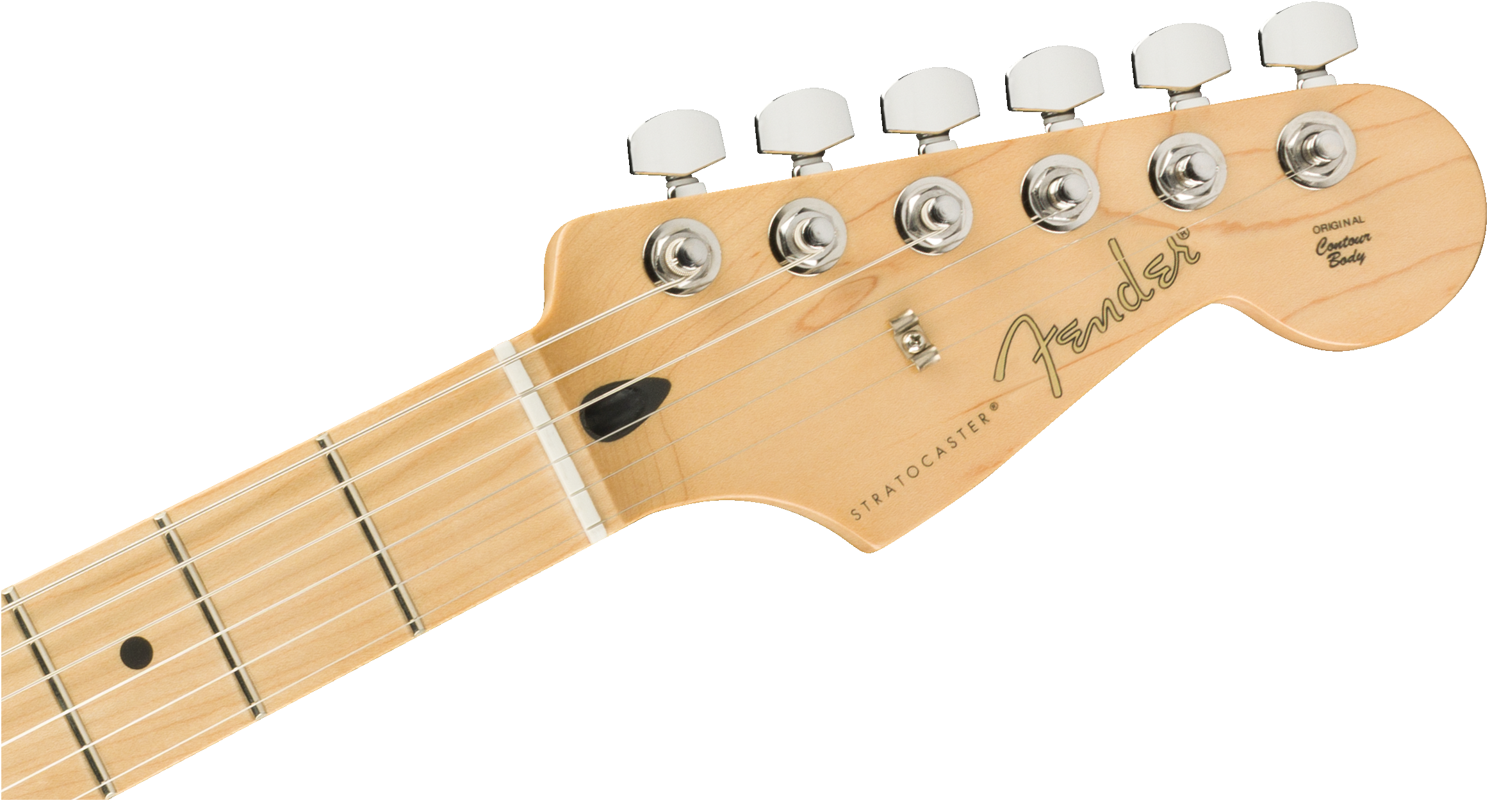 Music　Fender　—　Maple　Player　Handed　Stratocaster　Left　Orange　Fingerboard　Capri