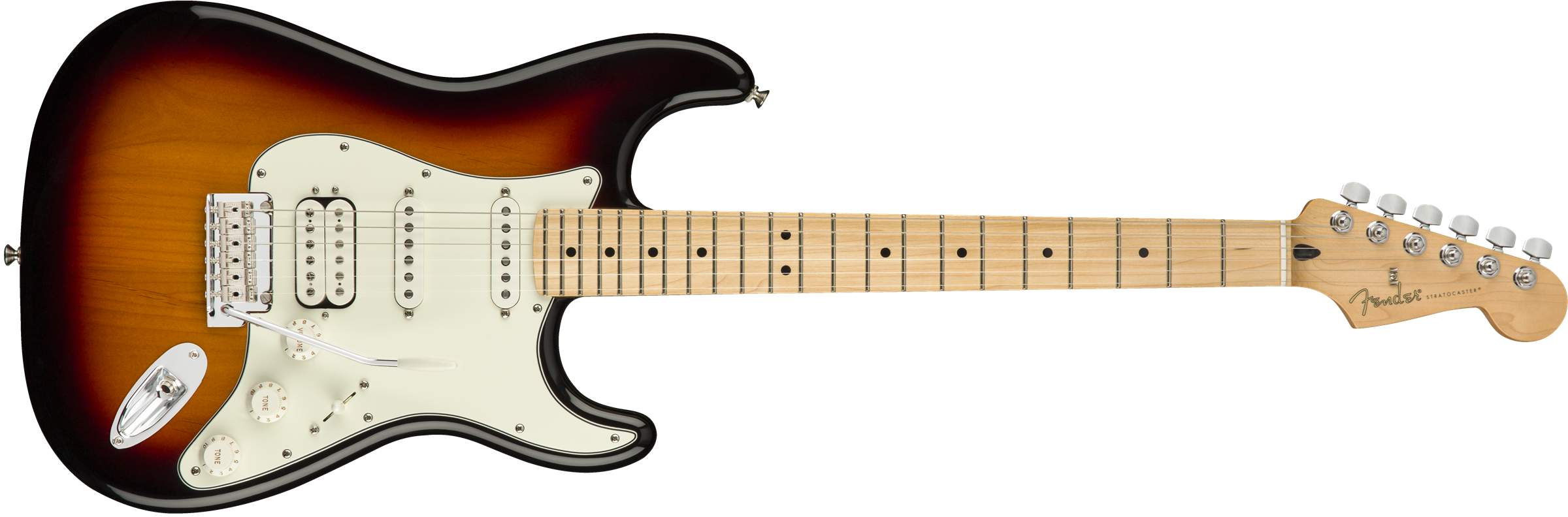 Fender Player Stratocaster HSS, Maple Fingerboard, 3-Color Sunburst 0144522500