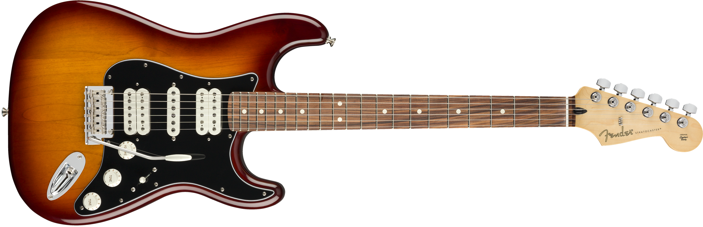 Fender Player Stratocaster HSH, Pau Ferro Fingerboard, Tobacco Sunburst 0144533552
