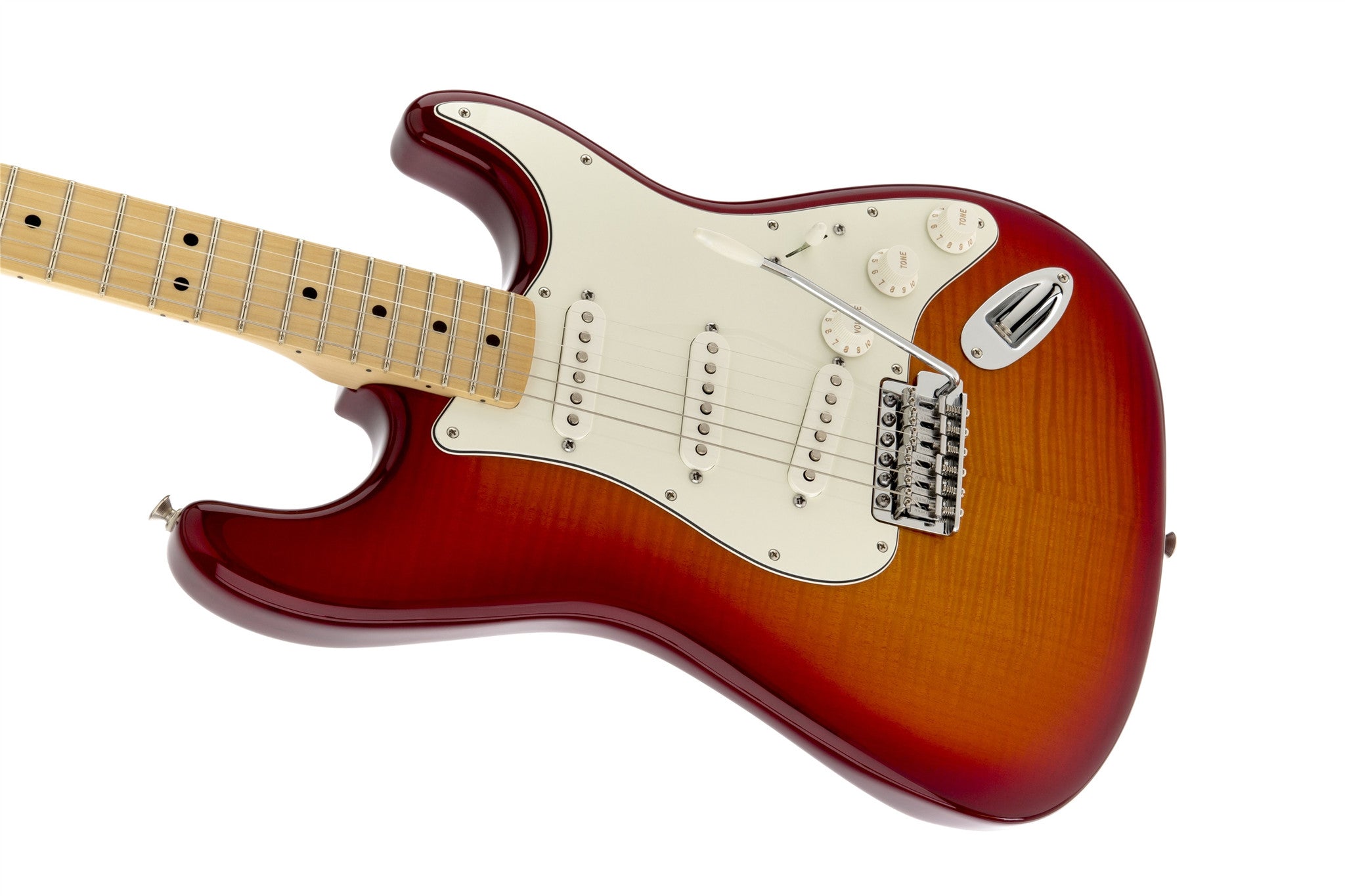 Fender Standard Stratocaster Plus Top, Maple Fingerboard, Aged Cherry Burst  0144612531