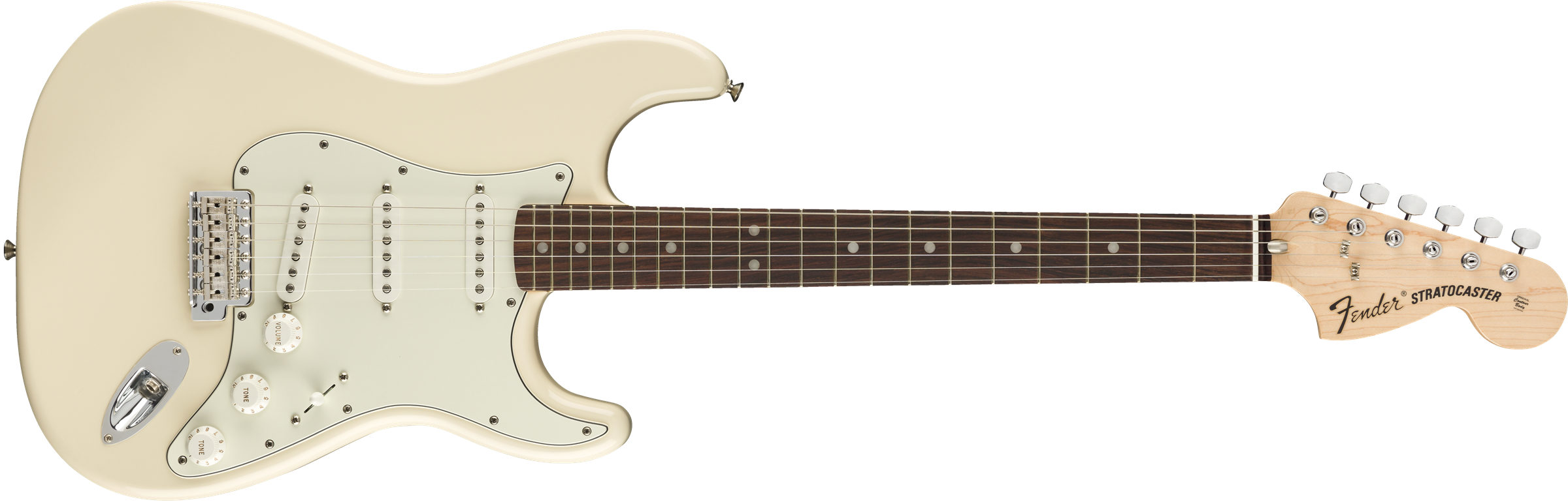 Fender Albert Hammond Jr. Signature Stratocaster Rosewood Fingerboard Olympic White F-0146810305