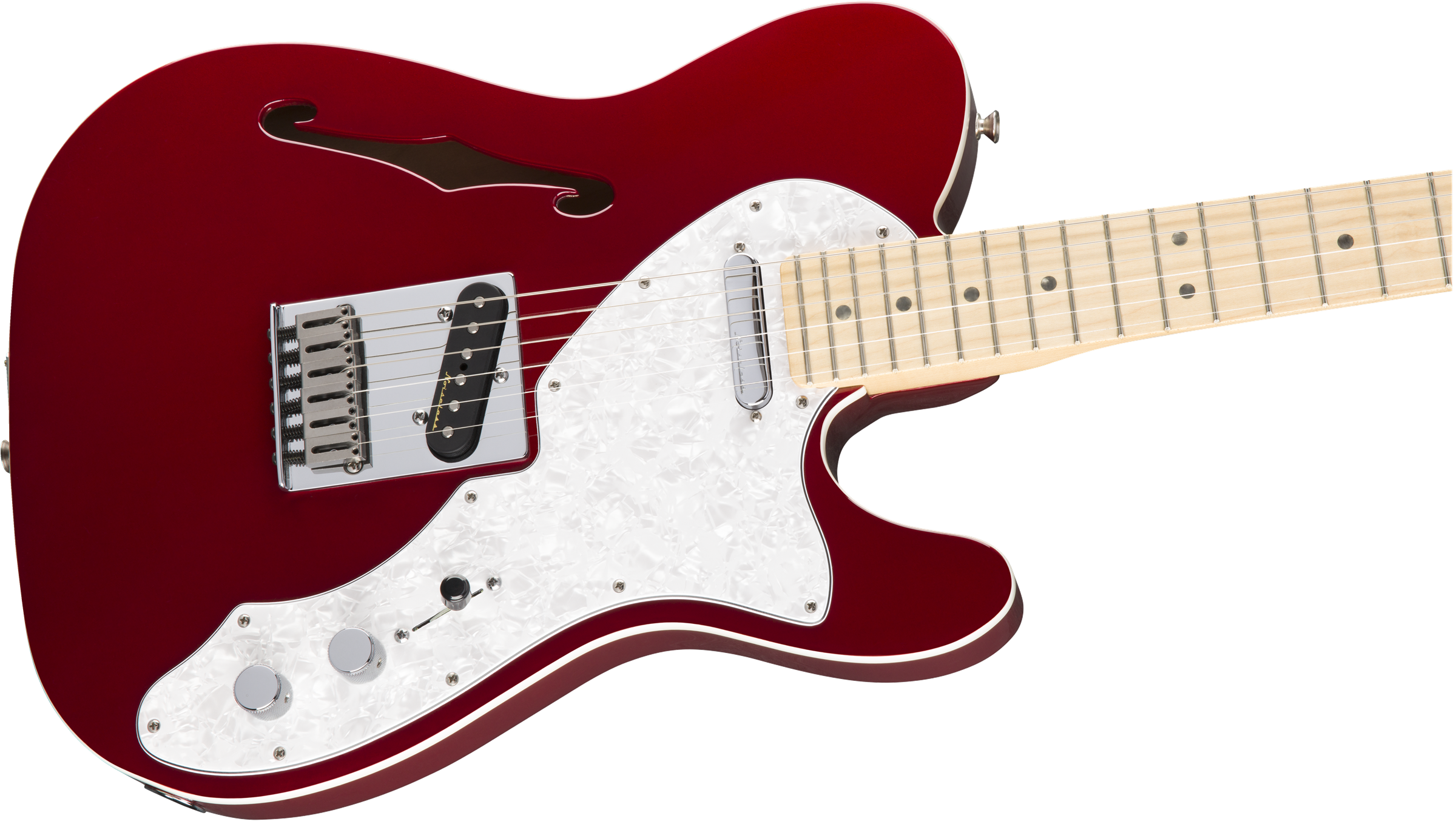 Fender Deluxe Telecaster Thinline, Maple Fingerboard, Candy Apple Red 0147602309