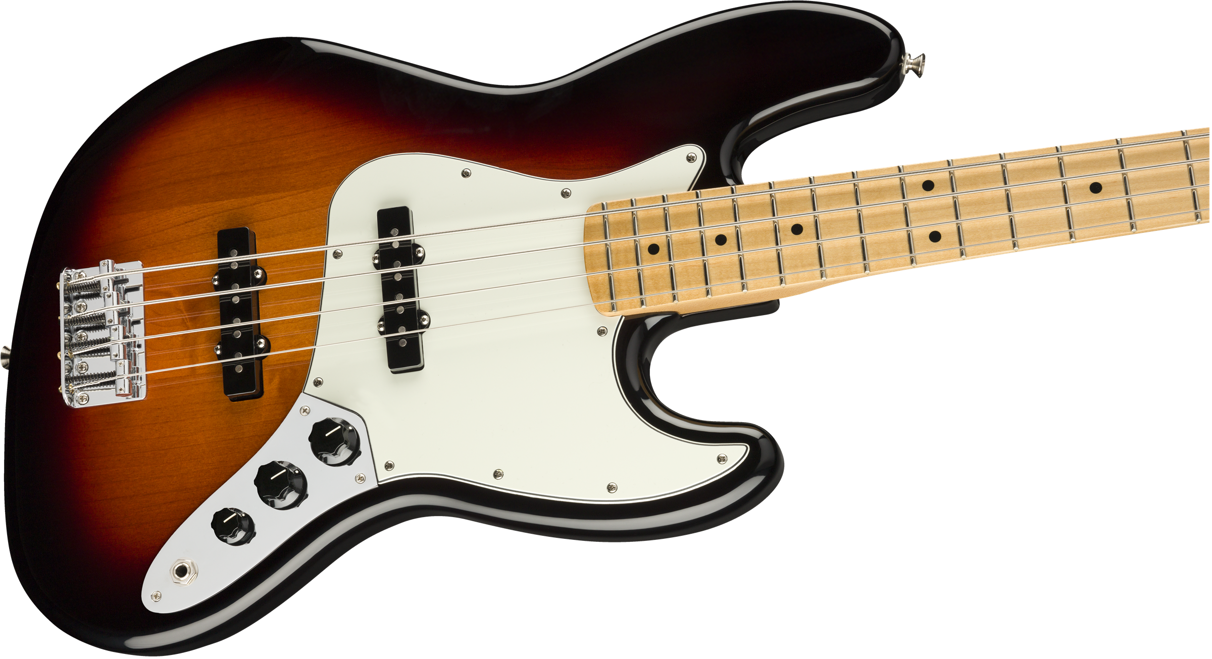 Fender Player Jazz Bass, Maple Fingerboard, 3-Color Sunburst 8 0149902500