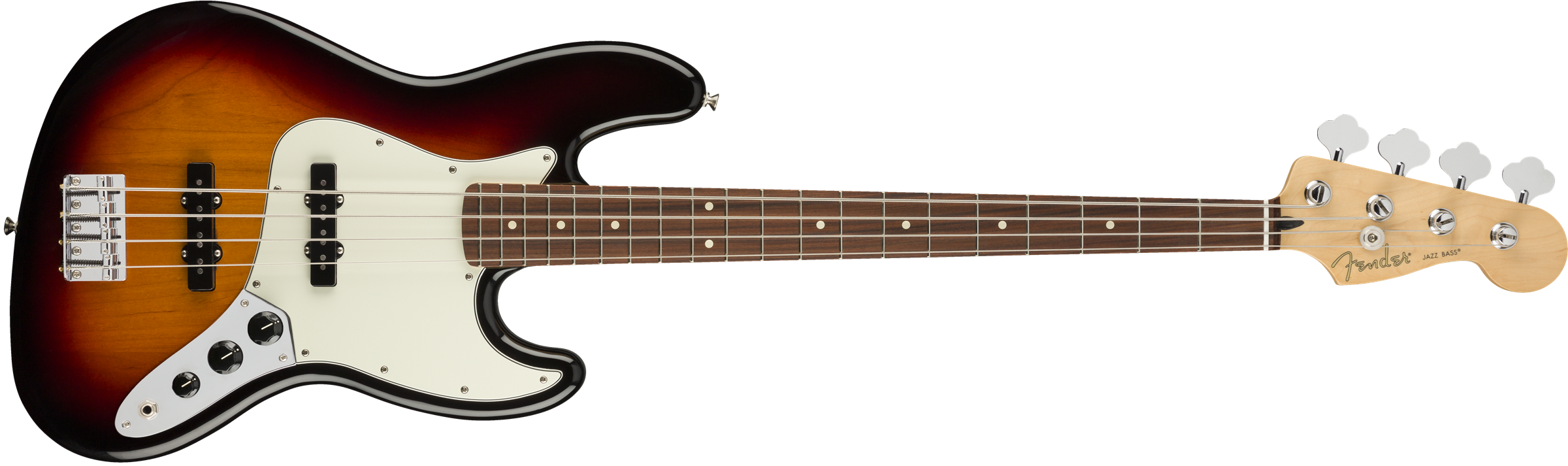 Fender Player Jazz Bass, Pau Ferro Fingerboard, 3-Color Sunburst 0149903500