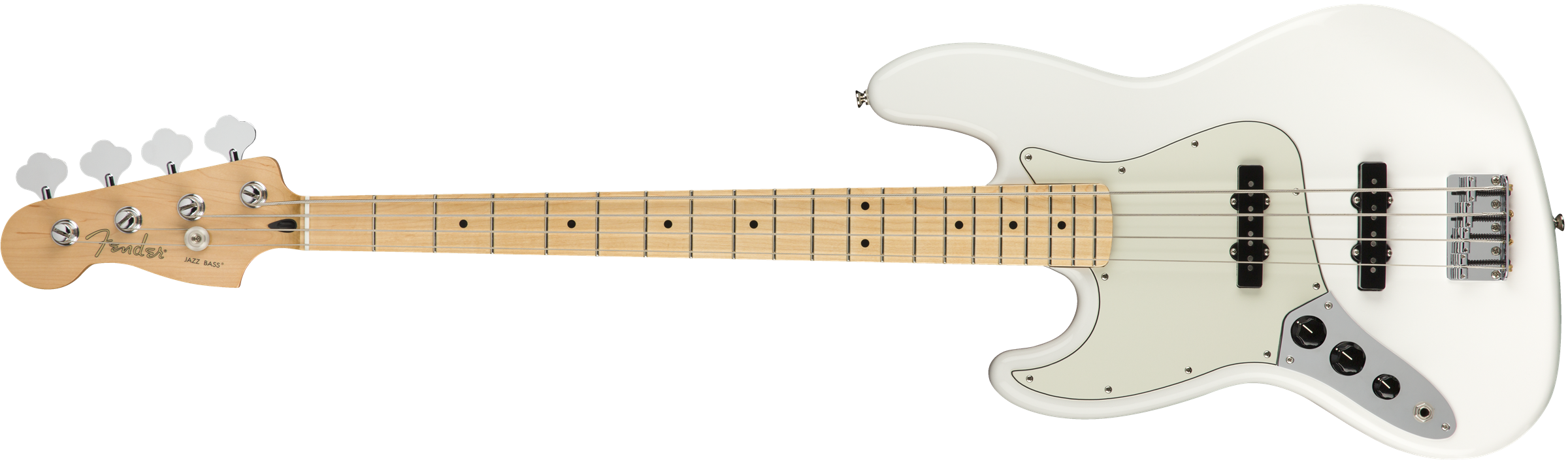 Fender Player Jazz Bass Left-Handed, Maple Fingerboard, Polar White 0149922515
