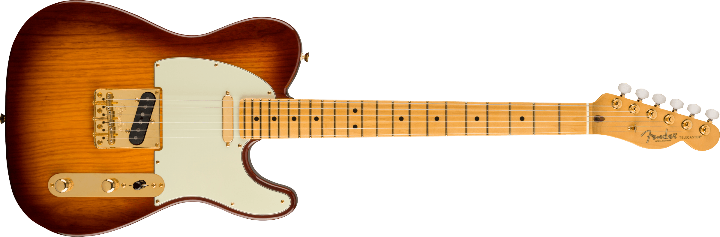 Fender 75th Anniversary Commemorative Telecaster Maple Fingerboard 2-Color Bourbon Burst F-0177532833