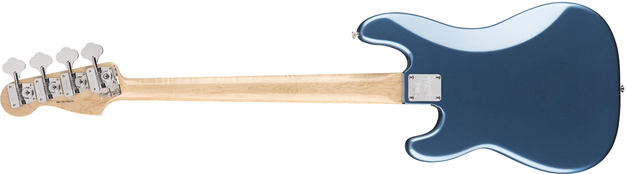 Fender USA Tony Franklin Fretless Precision Bass Ebony Fingerboard Lake Placid Blue 0190085802 SERIAL NUMBER US23110121 - 9.0 LBS