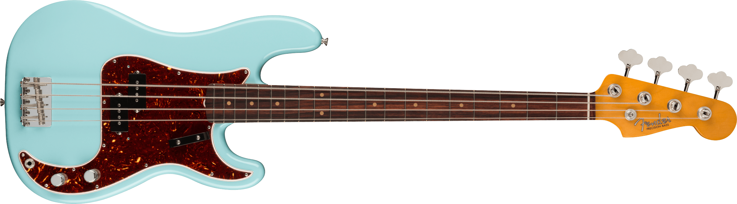 Fender American Vintage II 1960 Precision Bass Rosewood Fingerboard, Daphne Blue 0190160804