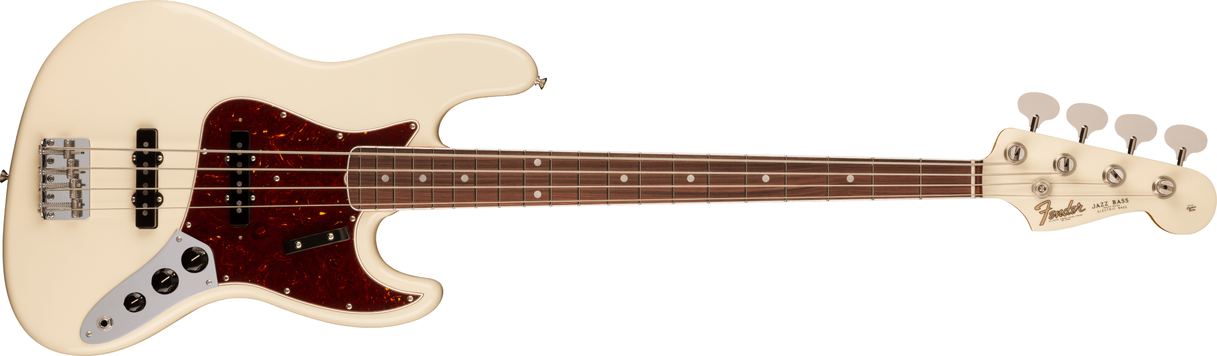 Fender American Vintage II 1966 Jazz Bass Rosewood Fingerboard, Olympic White 0190170805