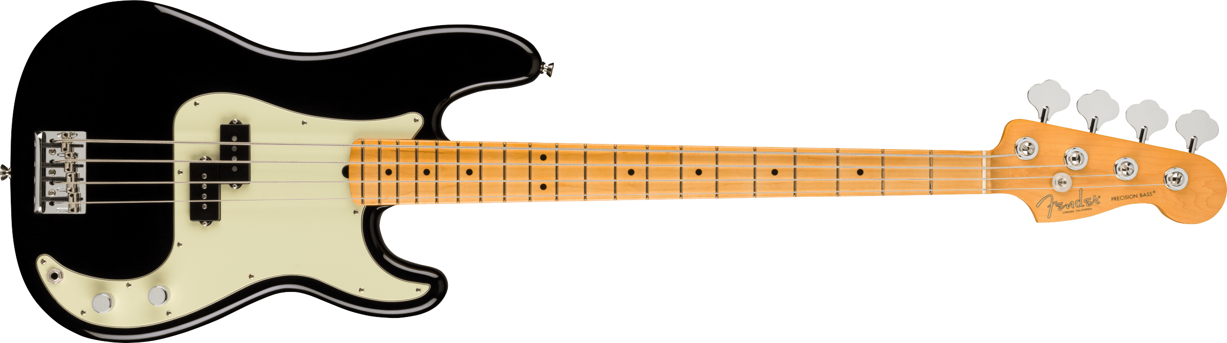 Fender American Professional II Precision Bass Maple Fingerboard, Black F-0193932706