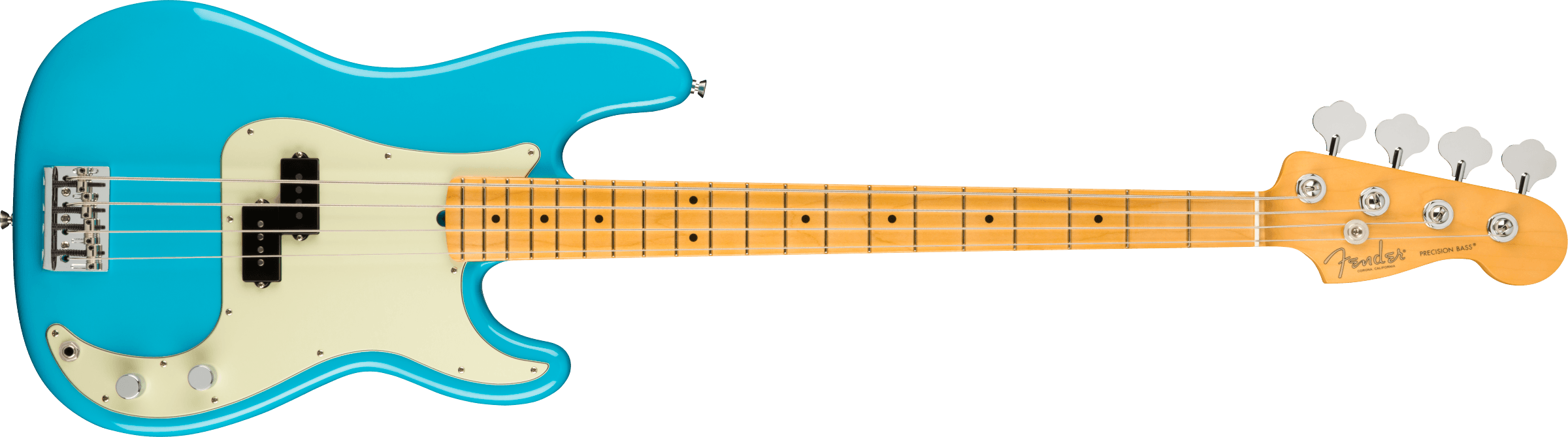 Fender  American Professional II Precision Bass Maple Fingerboard Miami Blue F-0193932719