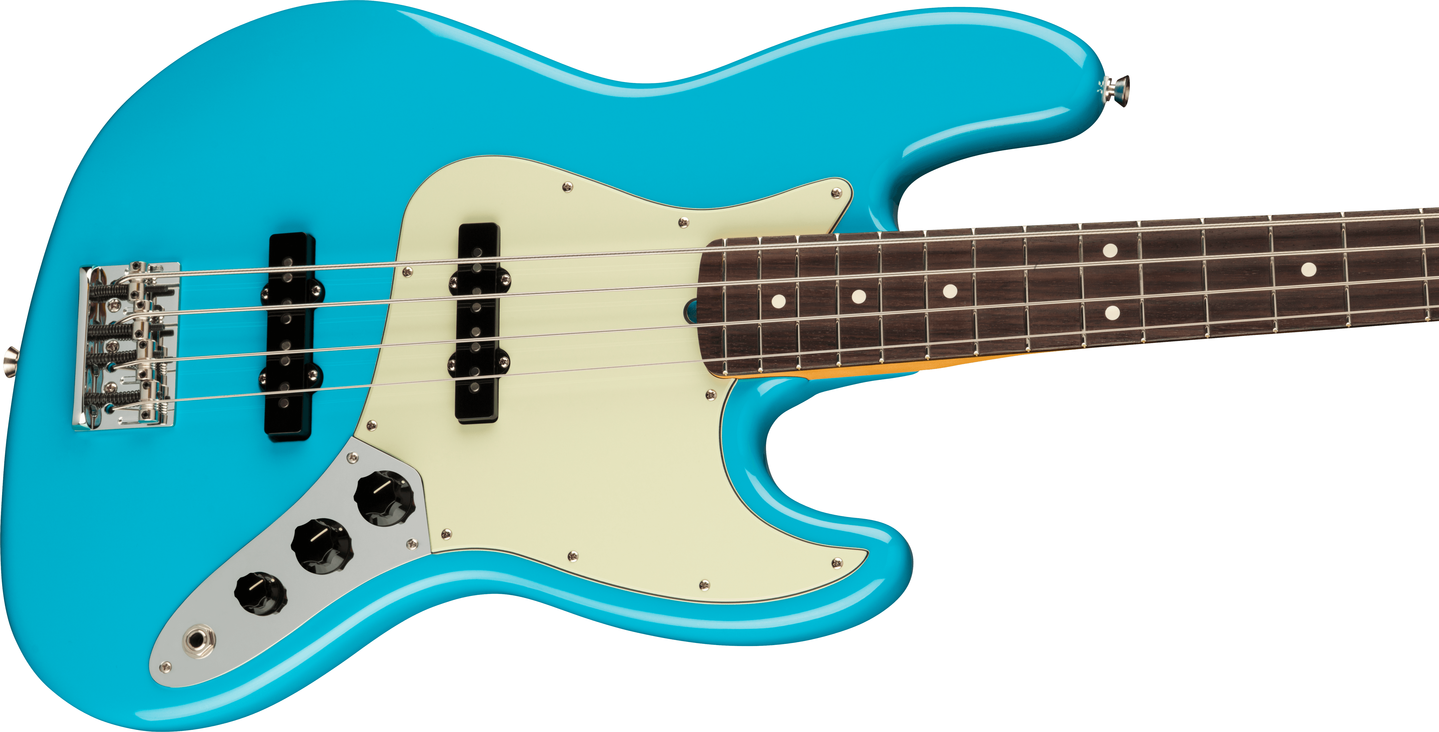Fender American Professional II Jazz Bass Rosewood Fingerboard Miami Blue F-0193970719