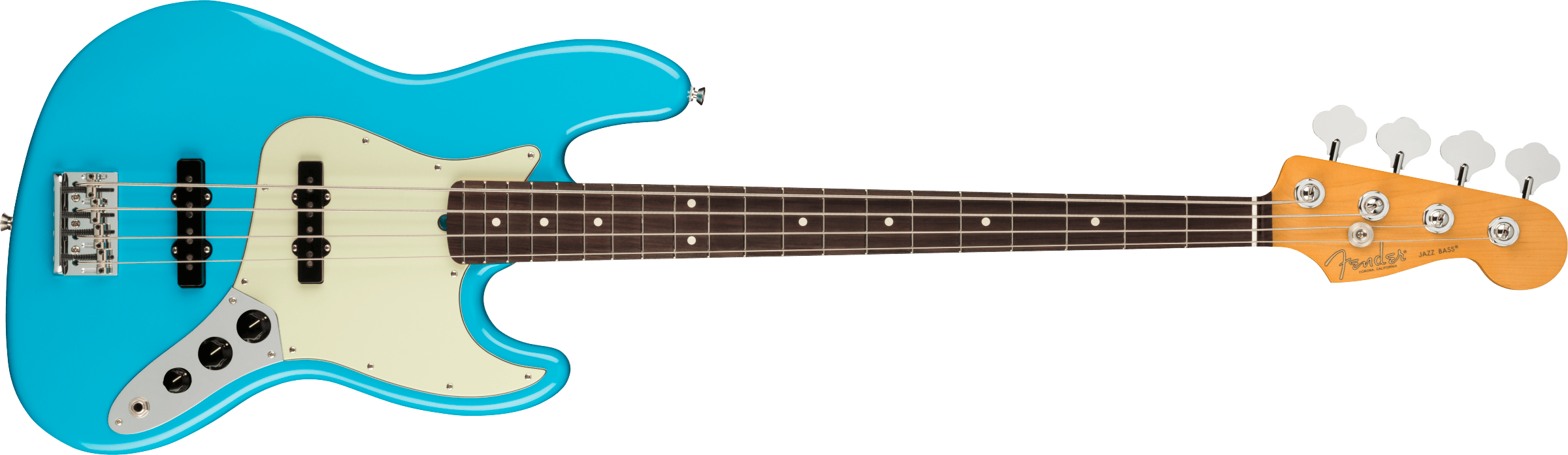Fender American Professional II Jazz Bass Rosewood Fingerboard Miami Blue F-0193970719