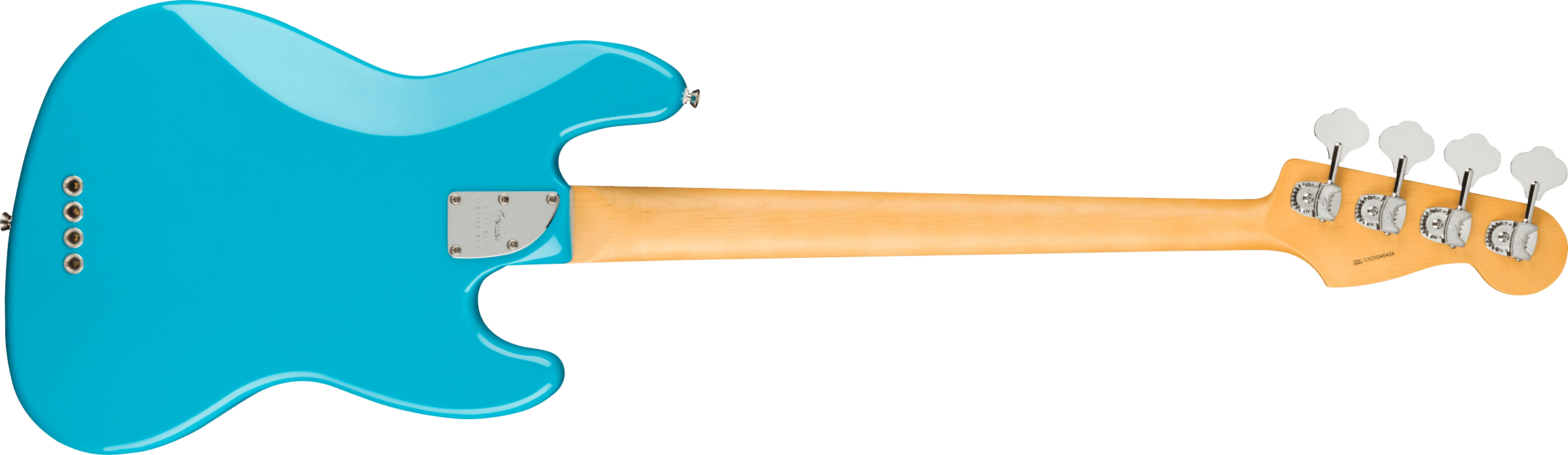 Fender American Professional II Jazz Bass Left Hand Maple Fingerboard Miami Blue F-0193982719