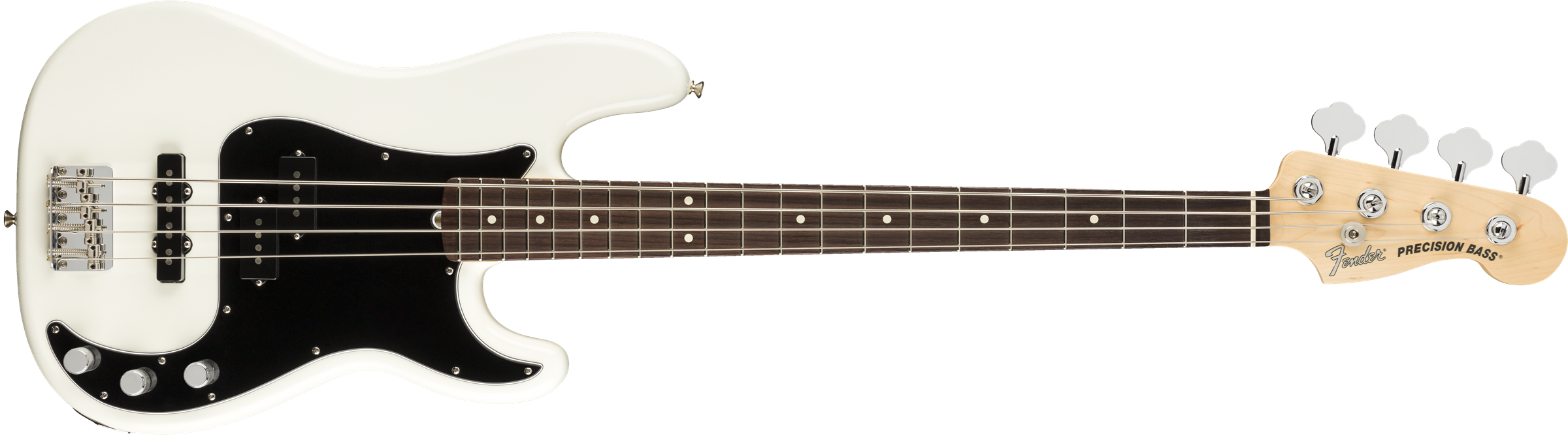 Fender American Performer Precision Bass Rosewood Fingerboard - Arctic White 0198600380