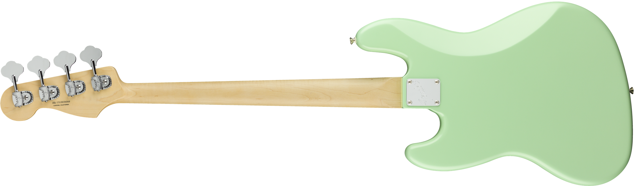 Fender American Performer Jazz Bass Maple Fingerboard - Satin Surf Green 0198612357