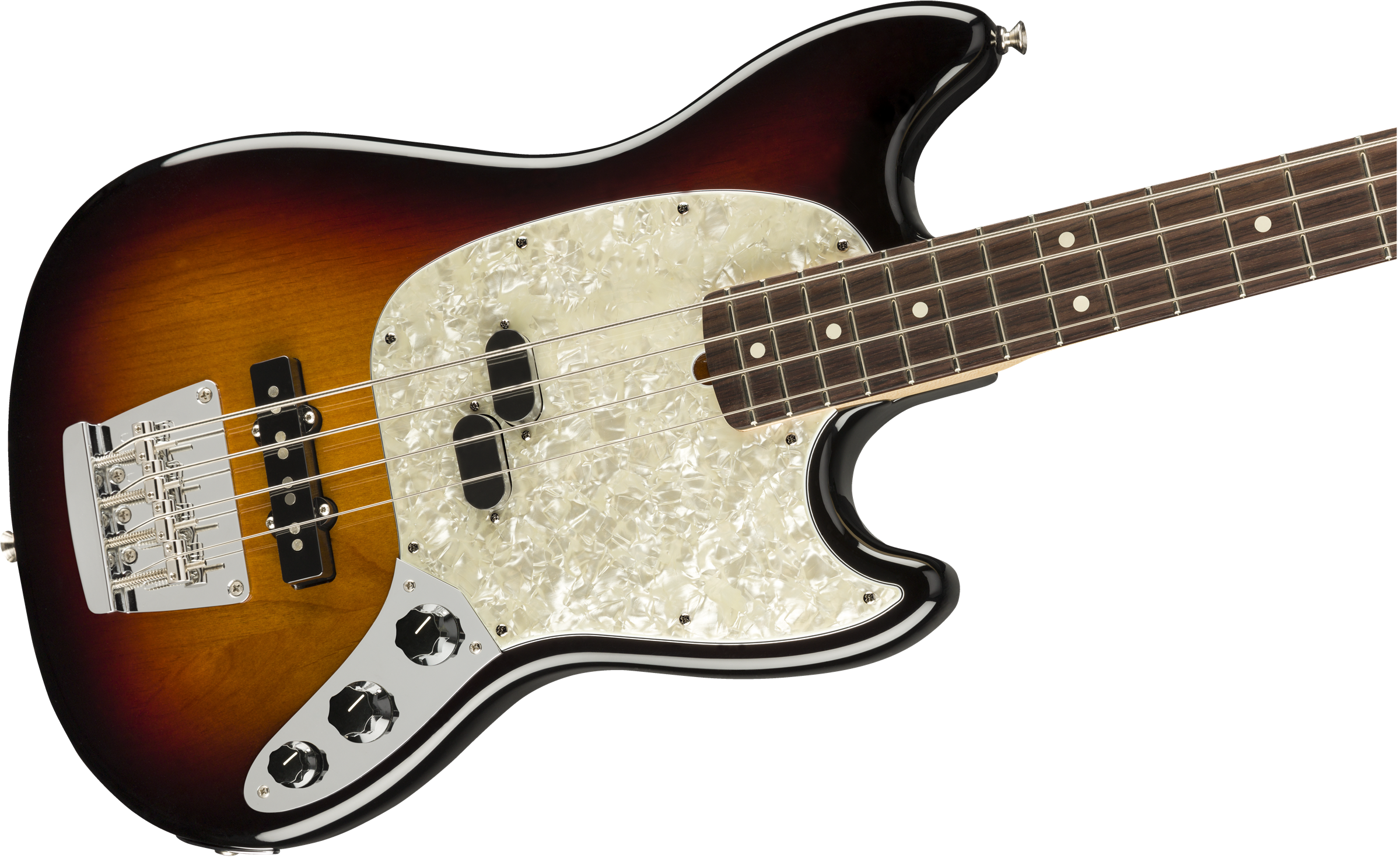 Fender American Performer Mustang Bass Rosewood Fingerboard - 3-Color Sunburst 0198620300