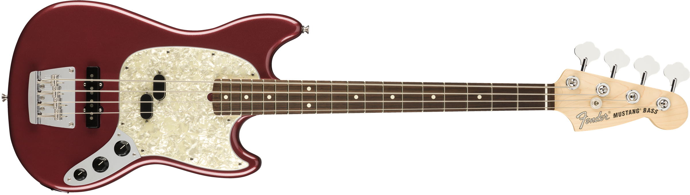 Fender American Performer Mustang Bass Rosewood Fingerboard - Aubergine 0198620345