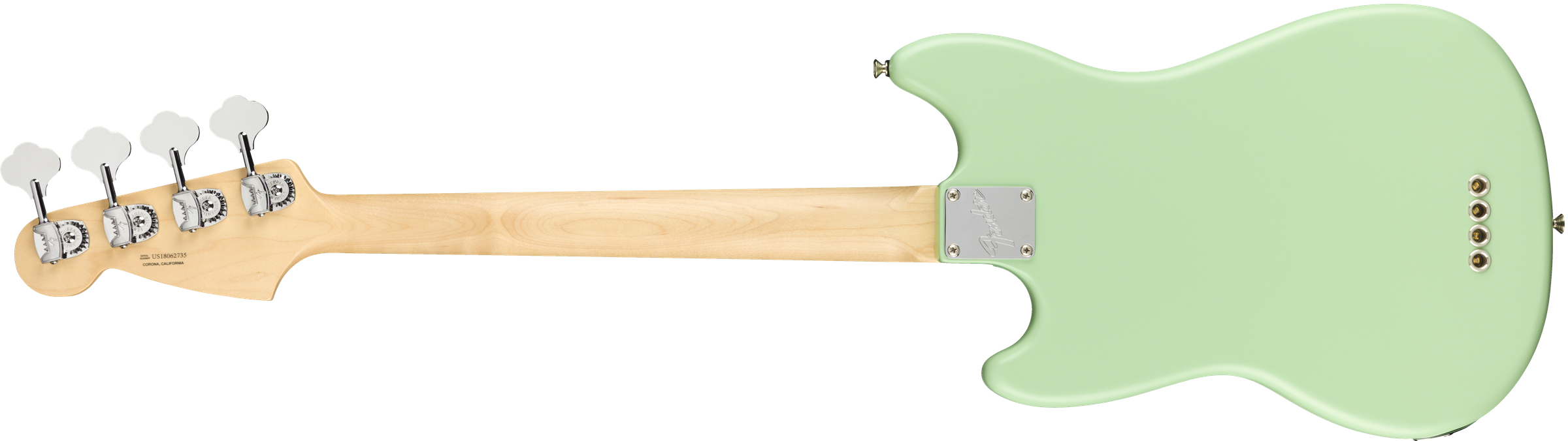 Fender American Performer Mustang Bass Rosewood Fingerboard - Satin Surf Green 0198620357