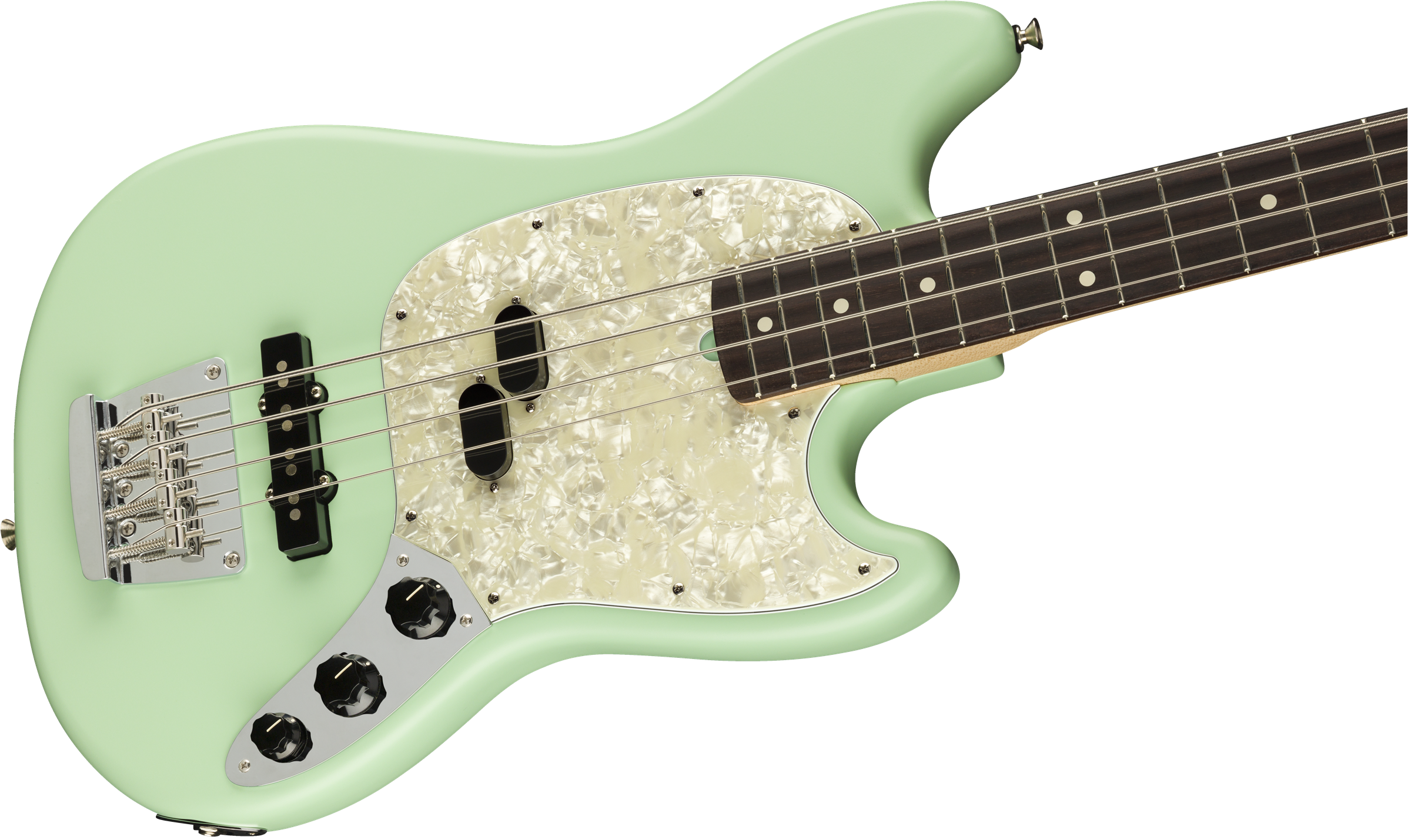 Fender mustang discount bass surf green