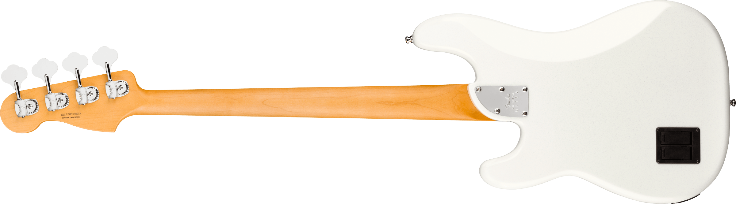 Fender American Ultra Precision Bass Maple Fingerboard Arctic Pearl 0199012781