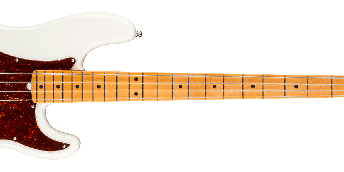 Fender American Ultra Precision Bass Maple Fingerboard Arctic