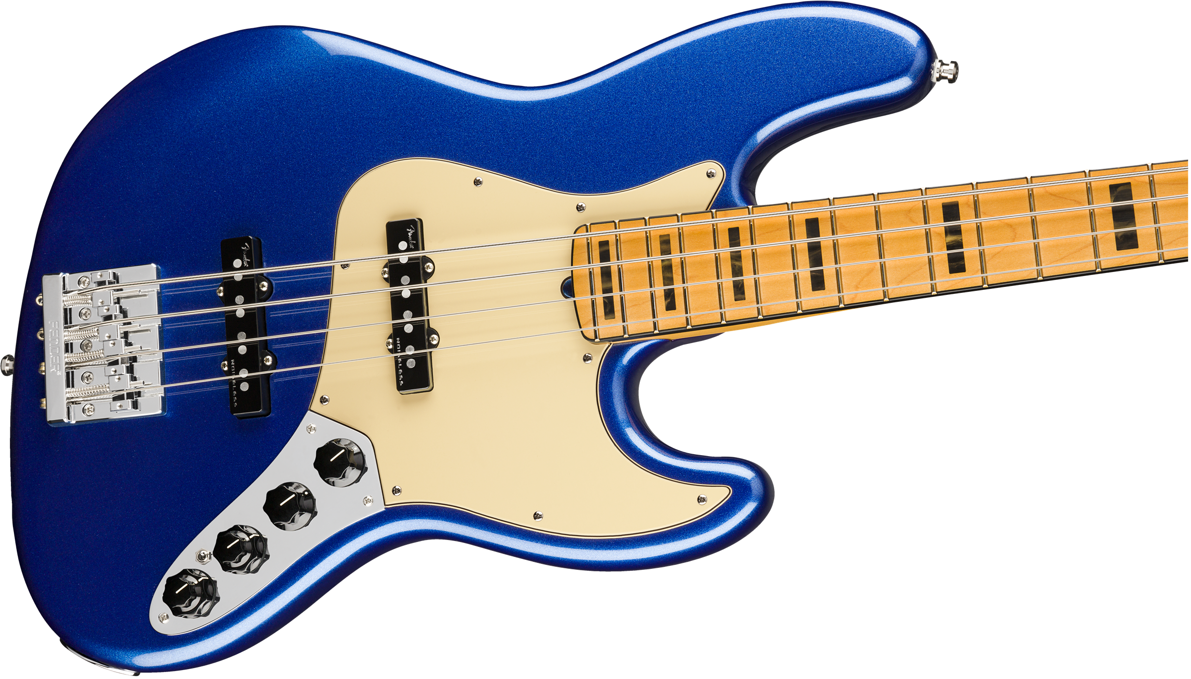 Fender American Ultra Jazz Bass Maple Fingerboard Cobra Blue 0199022795