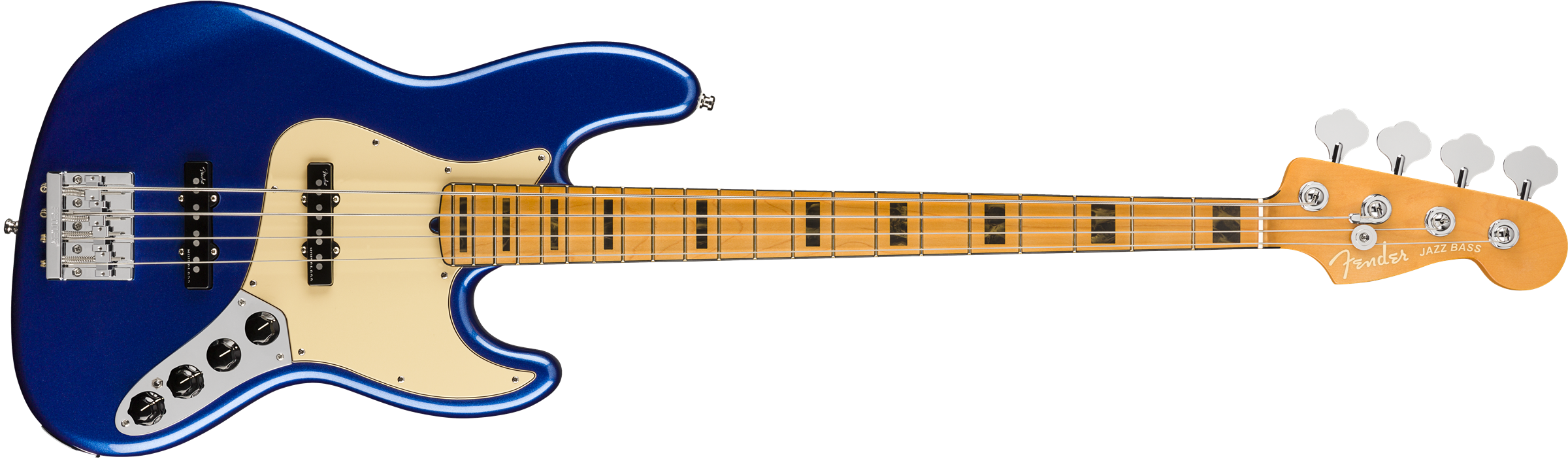 Fender American Ultra Jazz Bass Maple Fingerboard Cobra Blue 0199022795