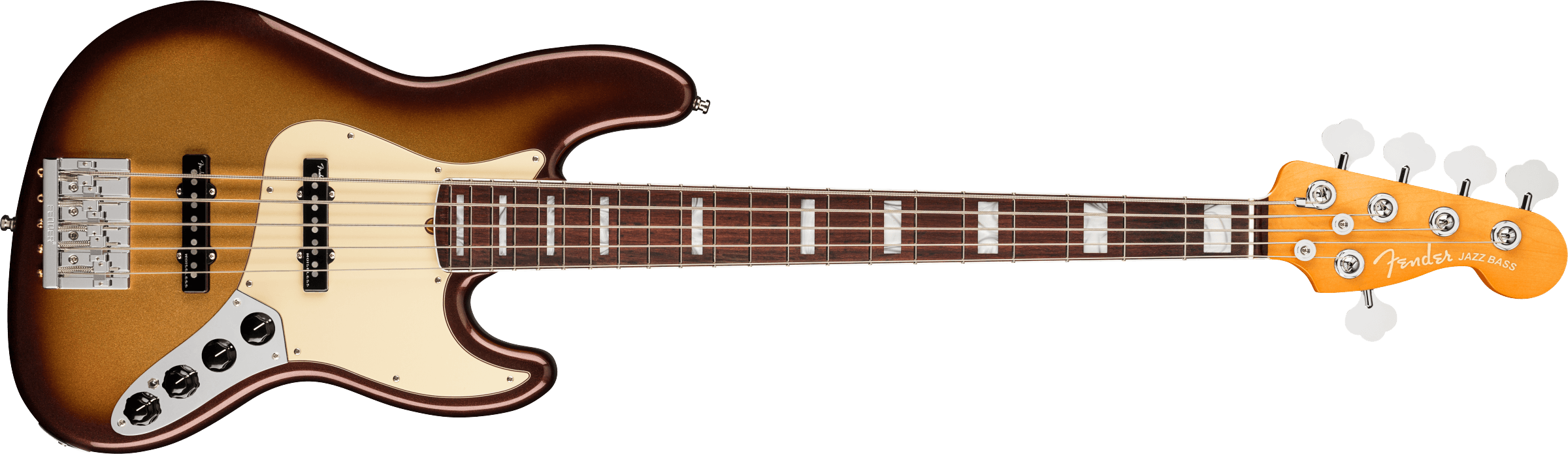Fender American Ultra Jazz Bass V Rosewood Fingerboard Mocha Burst 0199030732