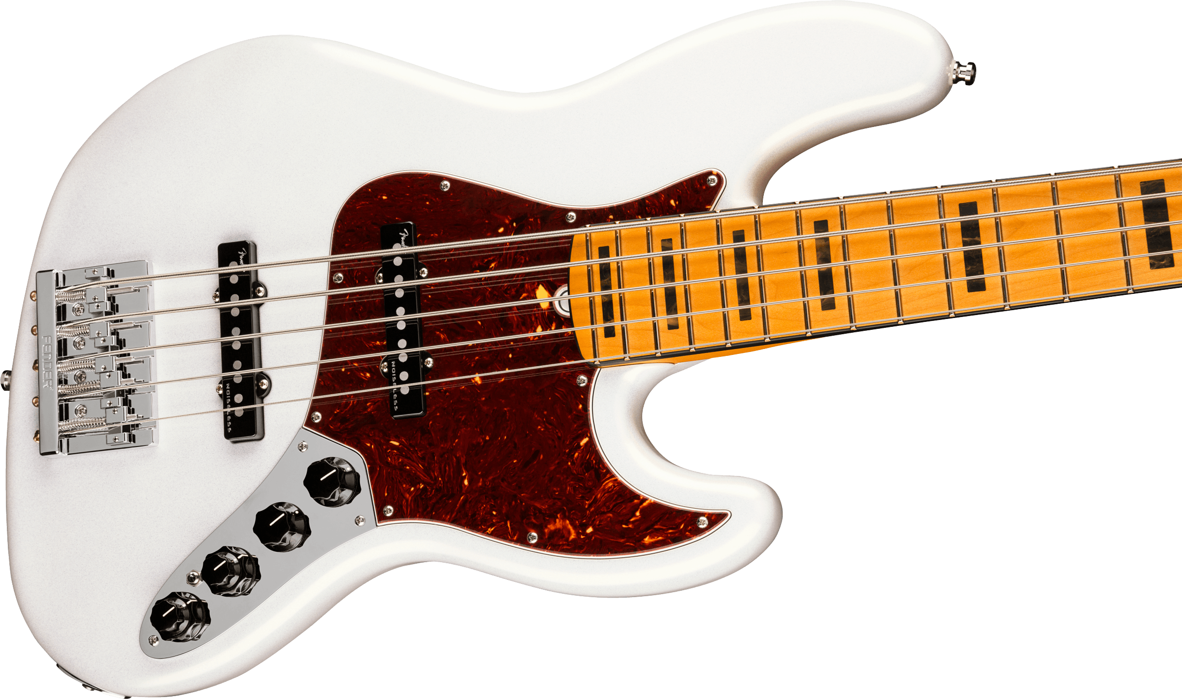 Fender American Ultra Jazz Bass V Maple Fingerboard Arctic Pearl 0199032781