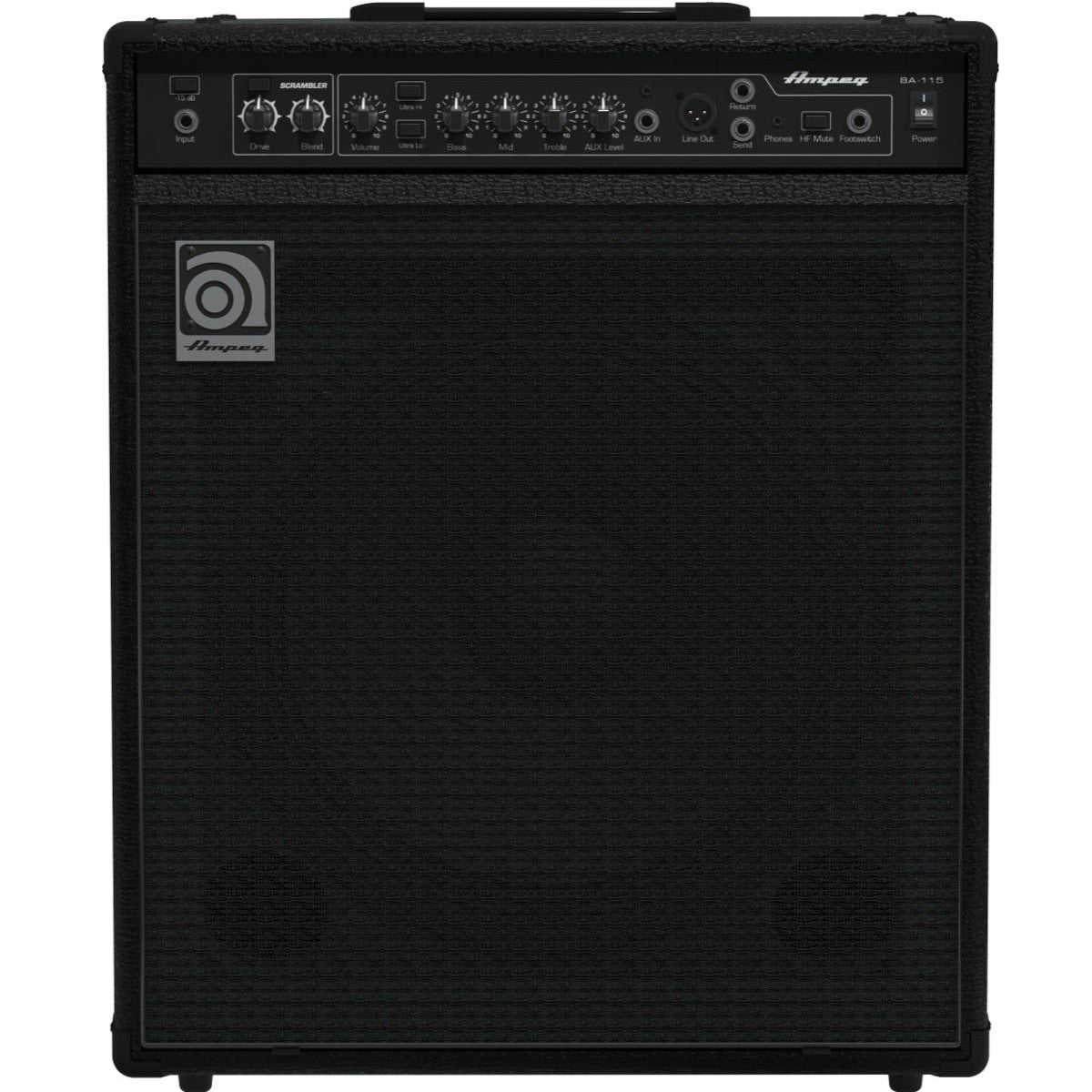 Ampeg BA115v2 150W RMS Single 15'' Ported Hornloaded Combo with Scramb