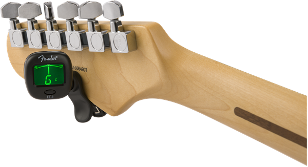 Fender clip on guitar tuner top