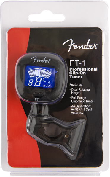 Fender FT-1 Pro Clip On Tuner Black