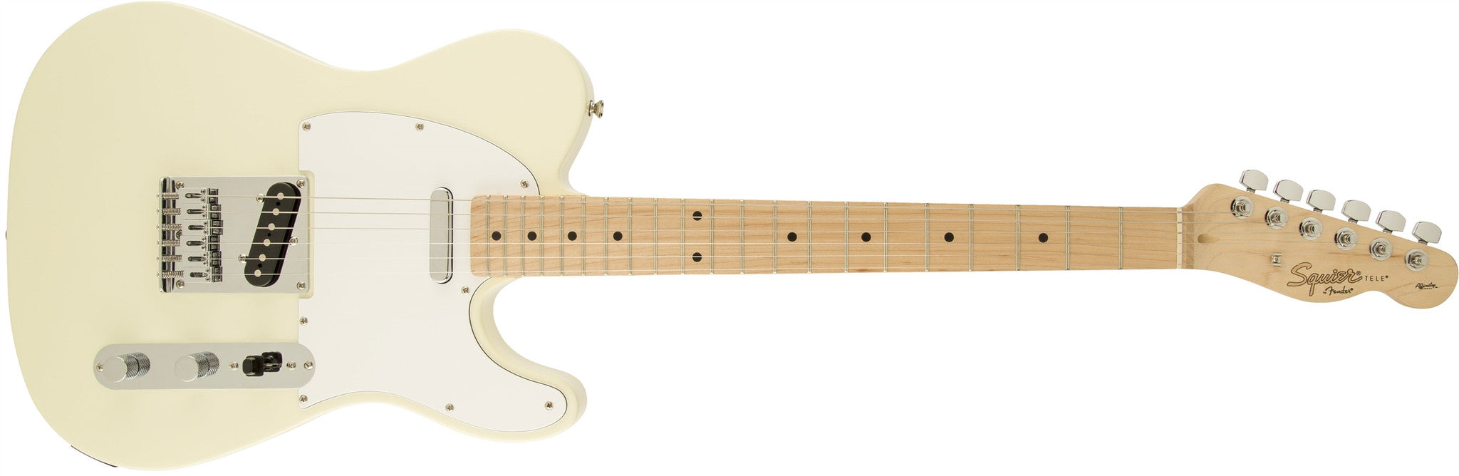 Squier Affinity Series Telecaster, Maple Fingerboard, Arctic White 0310202580
