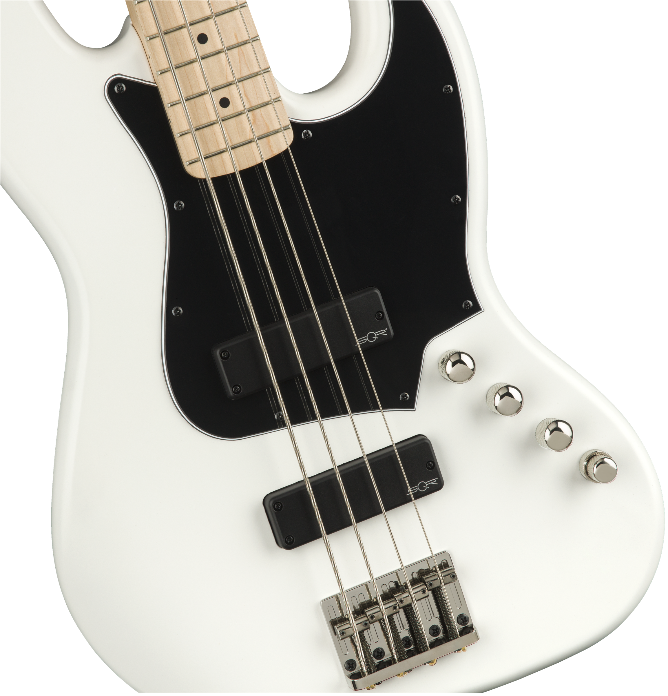 Squier Contemporary Active Jazz Bass HH Maple Fingerboard Flat White 0370450505
