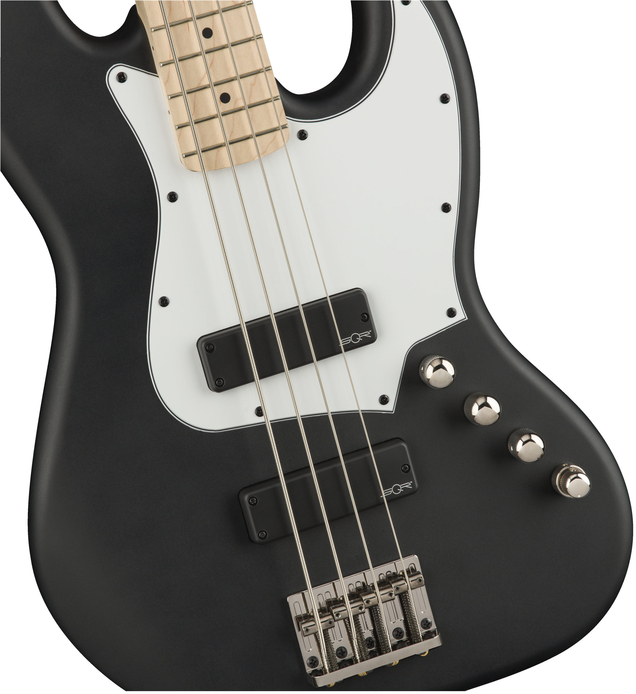 Squier Contemporary Active Jazz Bass HH Maple Fingerboard in Flat Black 0370450510